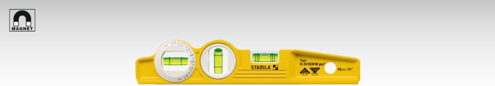 Type 81SMW360 Die Cast Torpedo Level with Protractor Vial