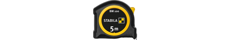 Taschenbandmaß BM 100, 5 m, metrische 1000er-Skala