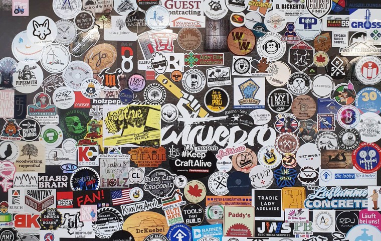 Evolution der Stickerwall – November 2019