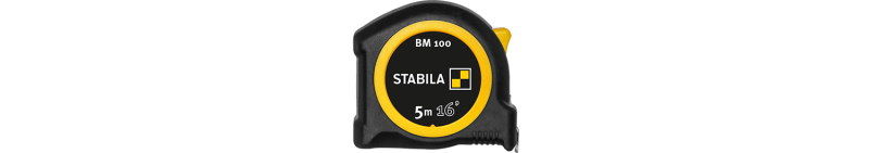 Pocket tape BM 100, 16' (5 m), cm/inch scale