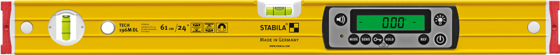 TECH 196 M DL digital spirit level, 24″ / 61 cm
