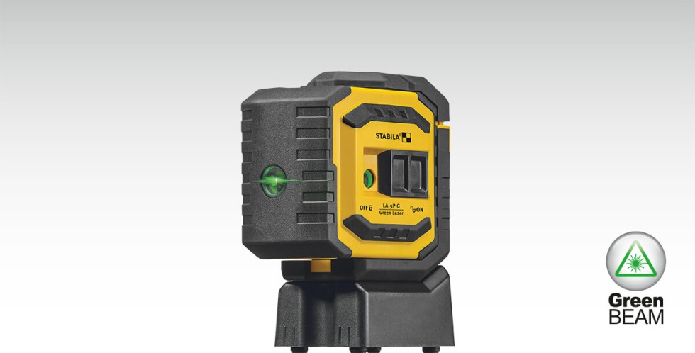 LA-5P G self-leveling, 5-Point/Dot GREENBEAM Laser