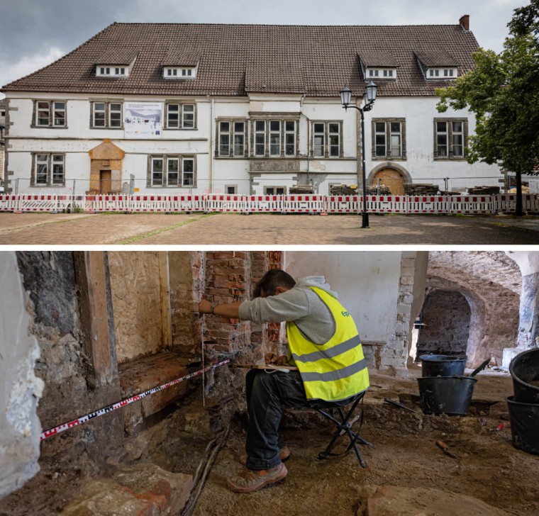 Faszinierenden Projekt in Horn-Bad Meinberg (Nordrhein-Westfalen) – „Kotzenbergschen Hof“, ein Gebäude aus dem 17. Jahrhundert im Renaissance-Sti