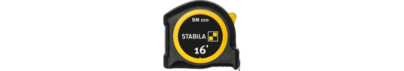Pocket tape BM 100, 16' (5 m), Imperial scale