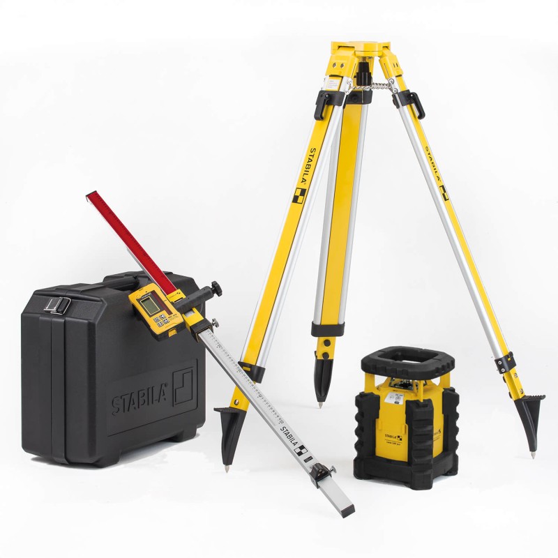 LAR 300 rotary laser set with tripod and grade rod