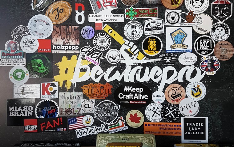 Evolution der Stickerwall – Juli 2019