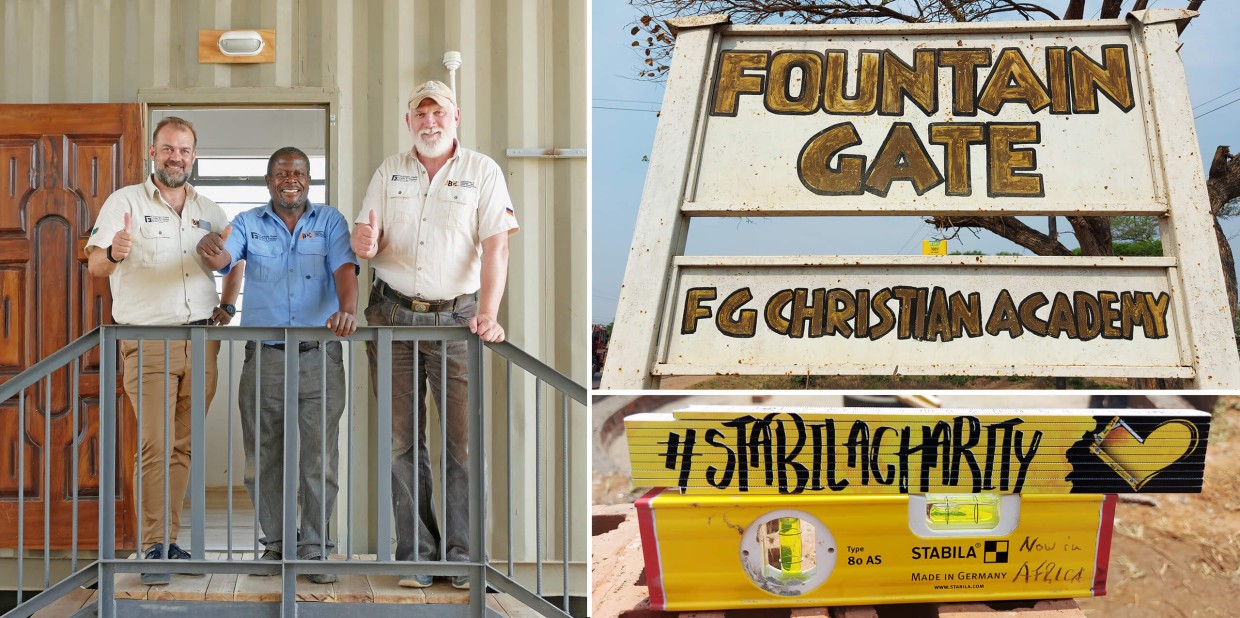 Die gemeinnützige Berufsschule "Fountain Gate Crafts & Trades School" in Chongwe, Sambia bietet professionelle Lehrgänge für junge Menschen an, um sie auf das Handwerk vorzubereiten.