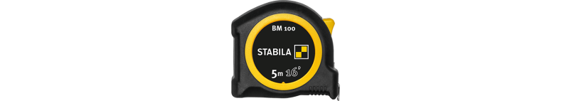 Taschenbandmaß BM 100, 5 m (16'), cm/inch-Skala