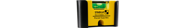 Wasserwaage Pocket Electric, 7 cm, mit Gürtel-Clip