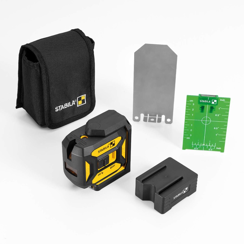 Kreuzlinien-Lot-Laser LAX 320 G, 5-teiliges Set