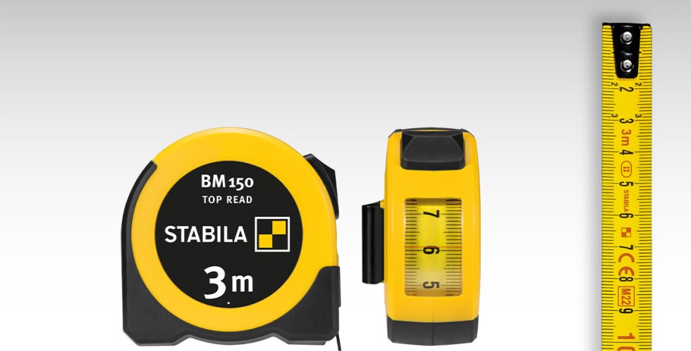 Taschenbandmaß BM 150, metrische Skala