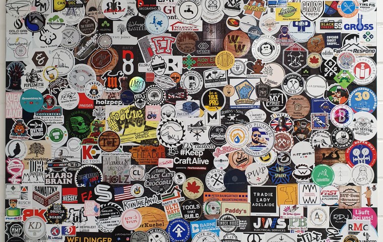 Evolution der Stickerwall – Resultat 2019