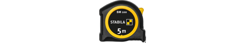 Taschenbandmaß BM 100, 5 m, metrische Skala