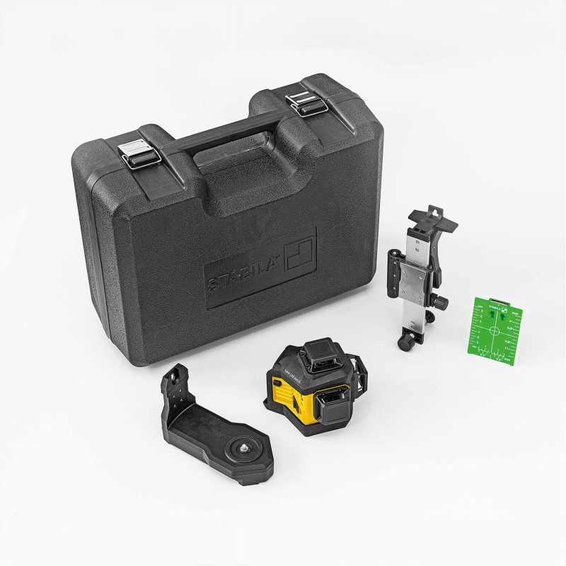 Multilinien-Laser LAX 600 G, 12-V-System, 5-teiliges Set, ohne Akku und Ladegerät