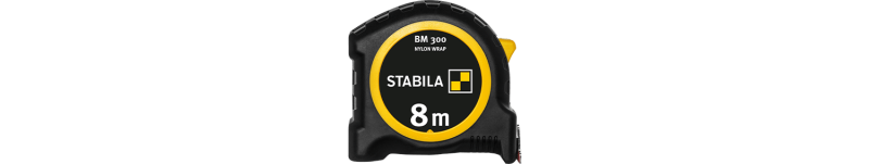 Taschenbandmaß BM 300, 8 m, metrische 1000er-Skala