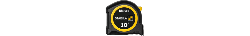 Pocket tape BM 100, 10' (3 m), Imperial scale