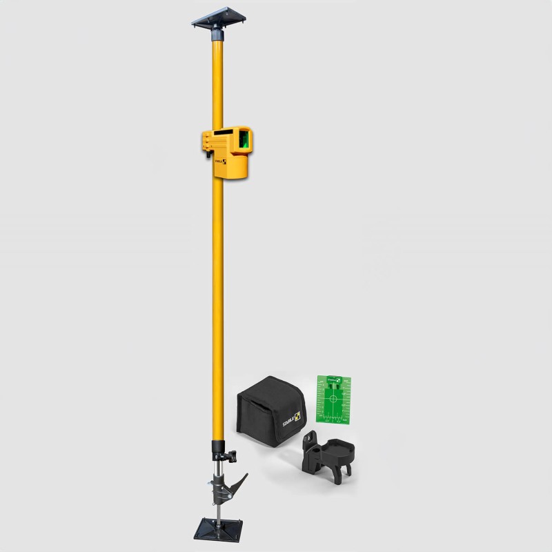LAX 50 G green beam cross line laser with telescopic mount