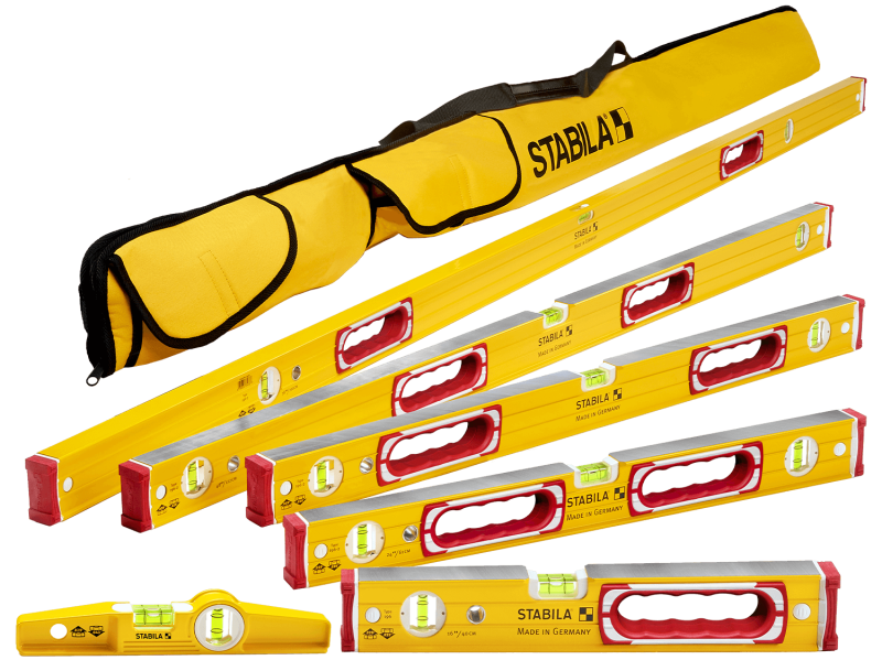 Spirit levels, Type 196 78 Complete 6 Level Set with Case