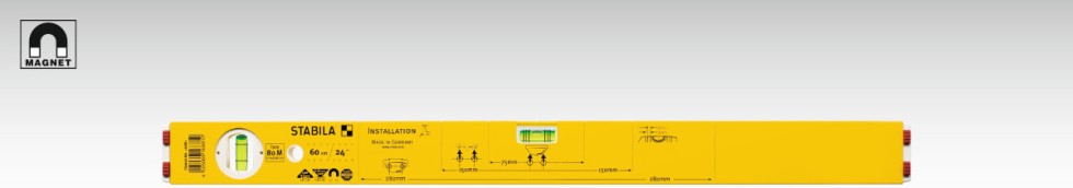 Wasserwaage Type 80 M Installation