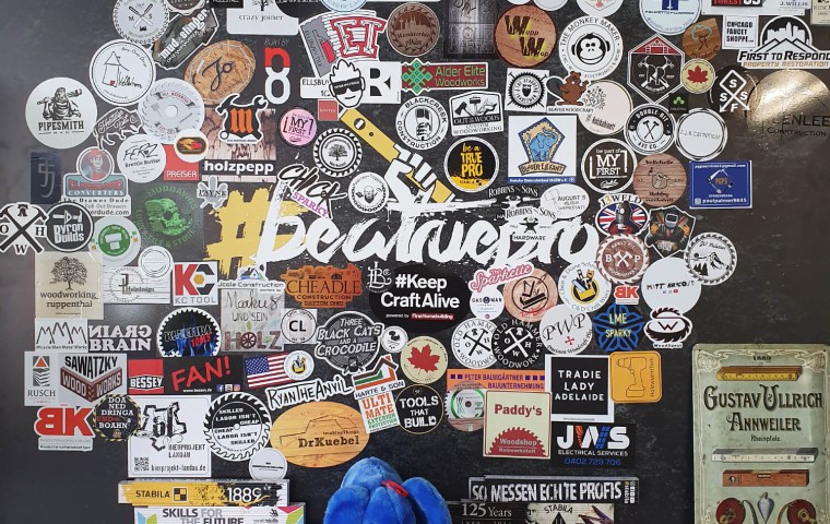 Evolution der Stickerwall – September 2019
