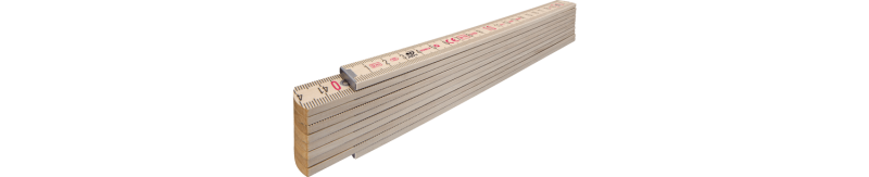 Holz-Gliedermaßstab Type 407 N, 2 m
