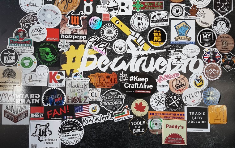 Evolution der Stickerwall – August 2019