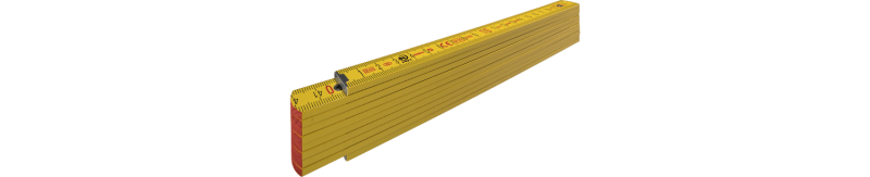 Holz-Gliedermaßstab Type 707, 2 m