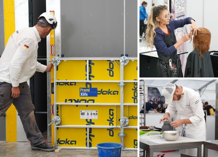 Darunter Skills in STABILA nahen Gewerken wie Maurer, Schreiner, Tischler, Maler, Betonbauer, Fliesenleger oder Spengler.