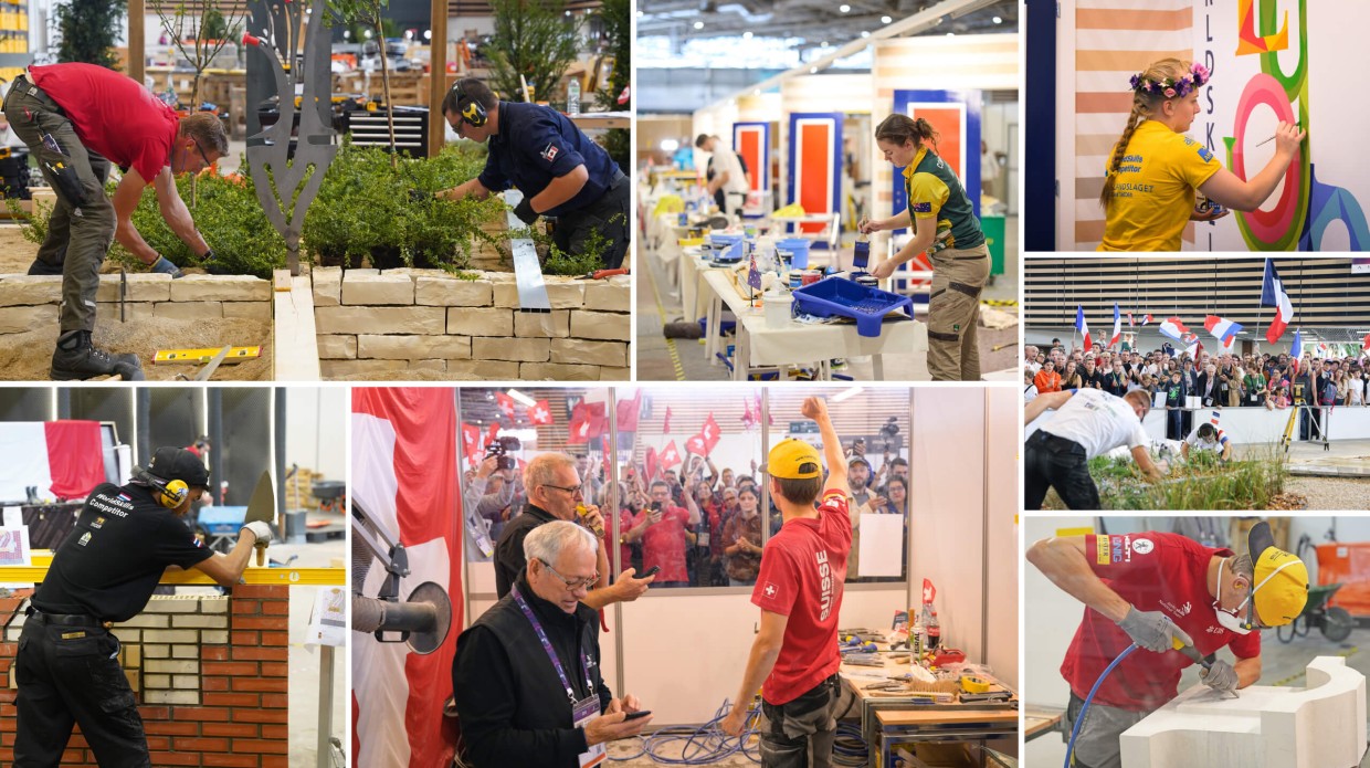 Teilnehmer Collage WorldSkills 2024