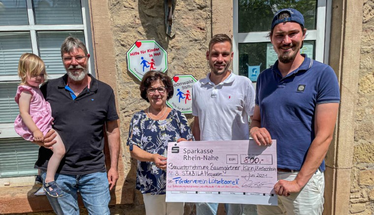 Christian und seine Familie alias  @bauunternehmung_baumgaertner suchten sich für ihre Spende den Verein „Förderverein Lützelsoon e.V.“ aus und spendete zusätzlich 500€ aus eigener Tasche!