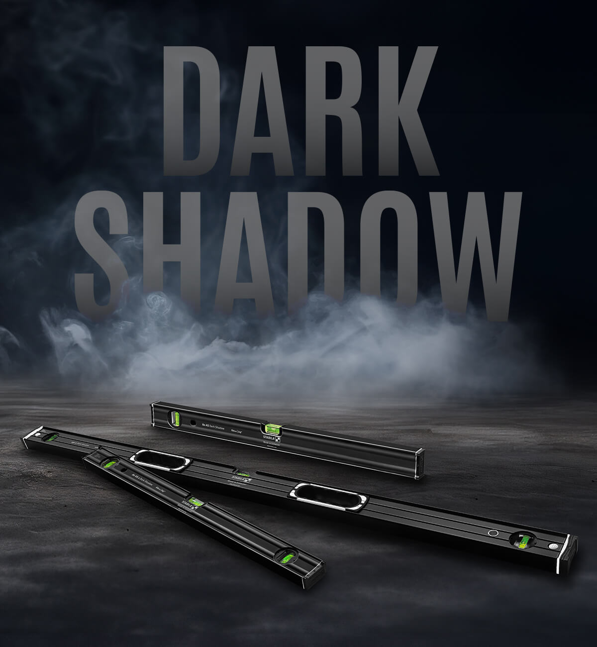 09/2024 STABILA WASSERWAAGEN: JUBILÄUMS-SETS IM EDLEN DARK SHADOW‑LOOK