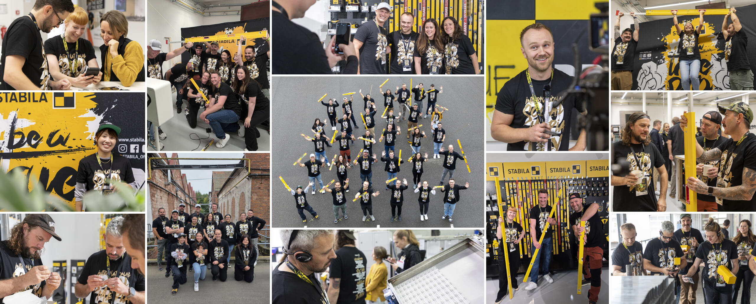 Bildcollage Eindrücke des STABILA Social Media Days 2025 in Annweiler